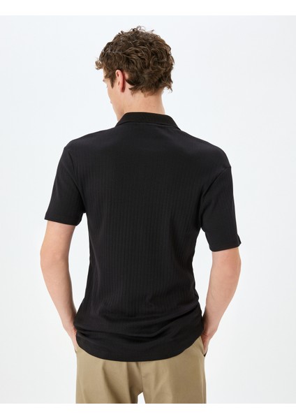 Kısa Kollu Pamuklu Slim Fit Polo Yaka Tişört fırsatları