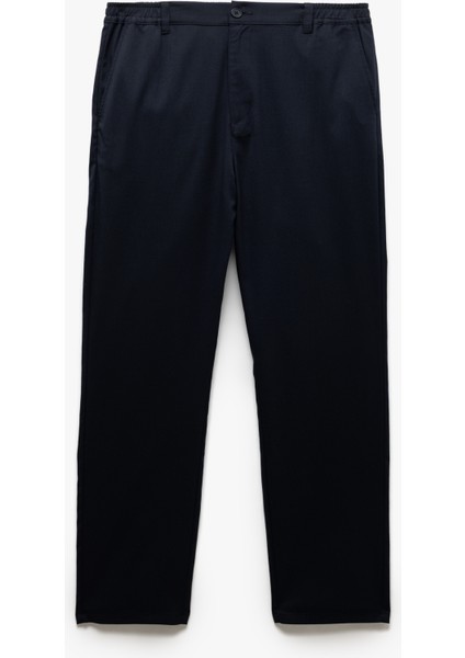 Düğmeli Viskon Karışımlı Chino Cep Detaylı Kumaş Pantolon modelleri
