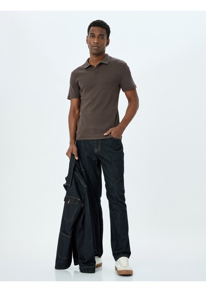 Kısa Kollu Pamuklu Slim Fit Polo Yaka Tişört fiyatları