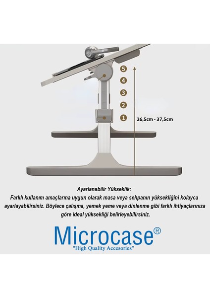 Yükseklik ve Eğim Ayarlı Masa ve Sehpa Ayak Takımı 2 Adet - AL5055