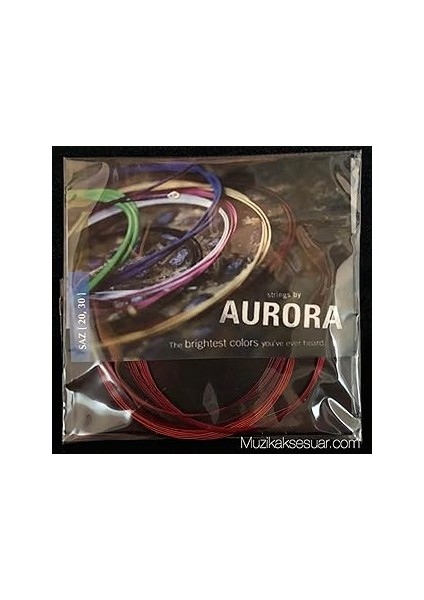 Aurora Saz Tel Takım 0,20-0,30 Kırmızı