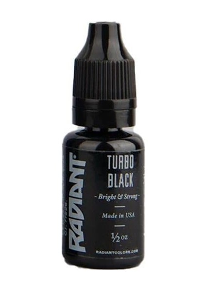 Turbo Black - Tattoo Dövme Boyası - 0,5 oz / 15 ml