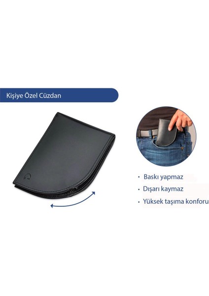 Erkek Ön Cep Cüzdanı Siyah fiyatları