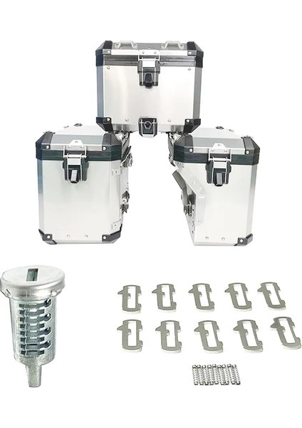 Anahtar Silindiri Tamir Takımı Bagaj Çantası Üst Kasa Motosiklet Anahtarı Silindir Kilidi Silindir Çekirdek Fişi Bagaj Çantası Üst Kasa R1200GS Lc R1250GS Adv R 1200 Gs Adventure ile Uyumlu 1 Adet
