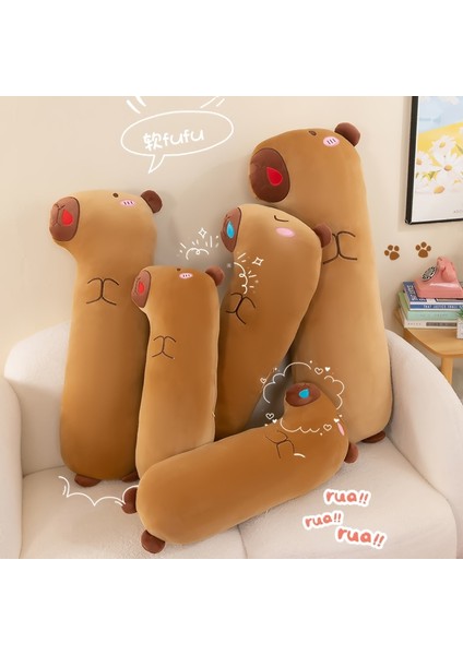 Uzun Yastık Capybara Bebek Peluş Oyuncaklar (Yurt Dışından)