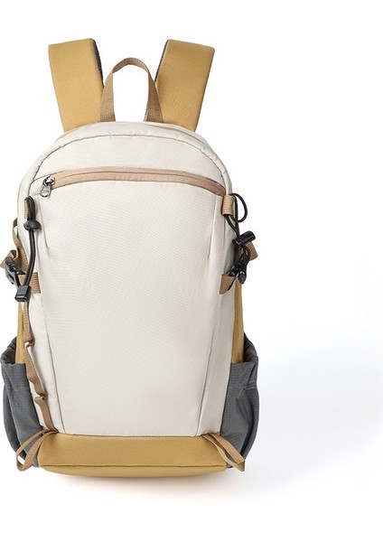 Çok Işlevli 30L Dağcılık Yürüyüş Sırt Çantası Su Geçirmez Hafif Açık Hava Sırt Çantası Basit Büyük Kapasiteli Seyahat Okul Çantası Sarı (Yurt Dışından)