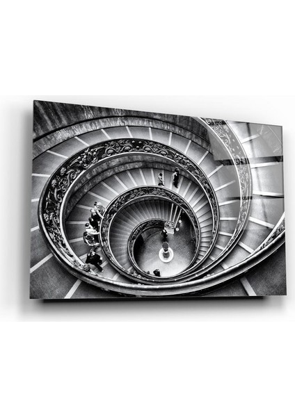 Spiral Merdivenler Cam Tablo | Hediyelik, Dekoratif, Ofis, Mutfak
