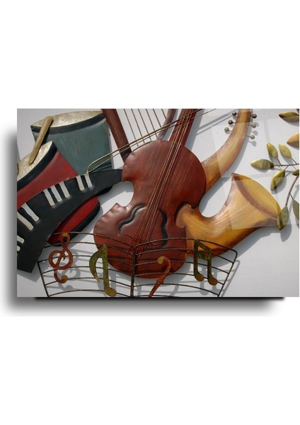 Müzik Enstrümanları Cam Tablo | Hediyelik, Dekoratif, Ofis, Mutfak modelleri
