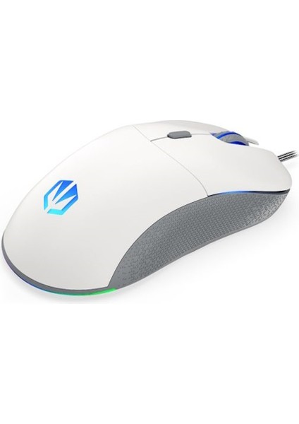 GEM Plus Onyx White ARGB Simetrik Gaming Mouse (EY6A011)