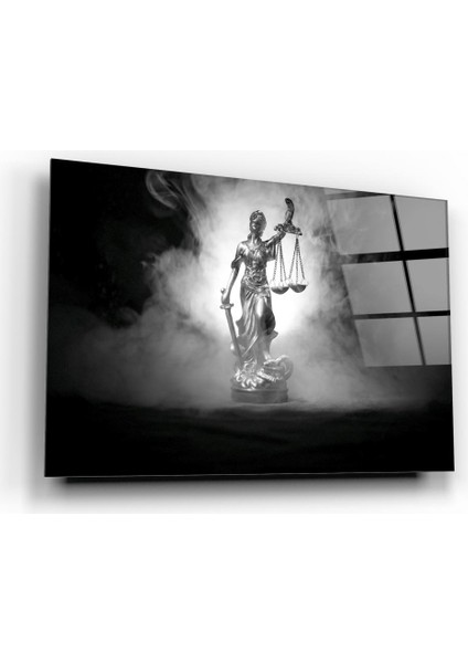 Themis Heykeli Cam Tablo | Hediyelik, Dekoratif, Ofis, Mutfak
