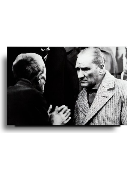 Atatürk ve Köylü Cam Tablo | Hediyelik, Dekoratif, Ofis, Mutfak modelleri