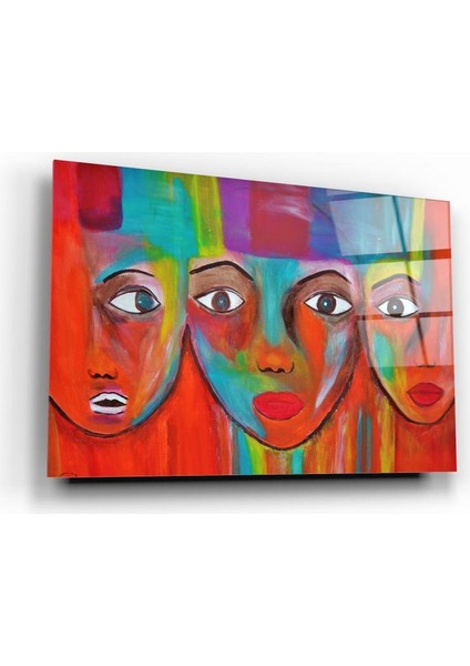 Silüetler Cam Tablo | Hediyelik, Dekoratif, Ofis, Mutfak