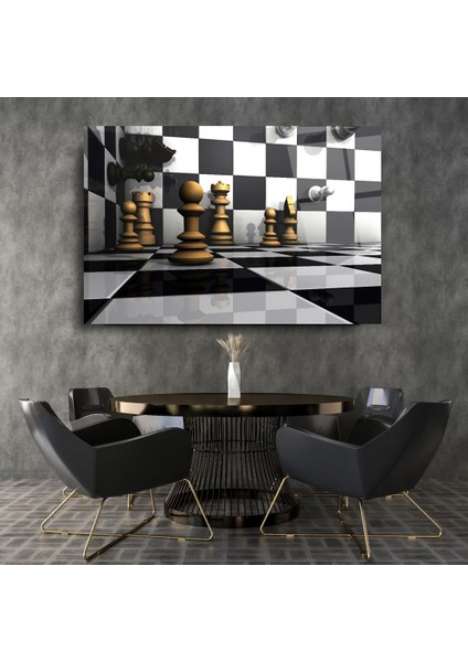 Satranç Cam Tablo | Hediyelik, Dekoratif, Ofis, Mutfak indirimleri