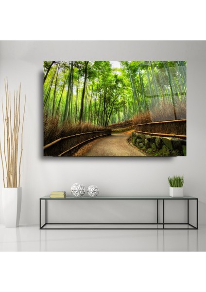 Orman Yolu Cam Tablo | Hediyelik, Dekoratif, Ofis, Mutfak fırsatları