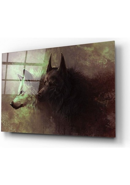 Kurtlar Cam Tablo | Hediyelik, Dekoratif, Ofis, Mutfak fiyatları