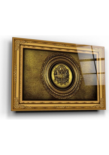 Osmanlı Tuğrası Cam Tablo | Hediyelik, Dekoratif, Ofis, Mutfak