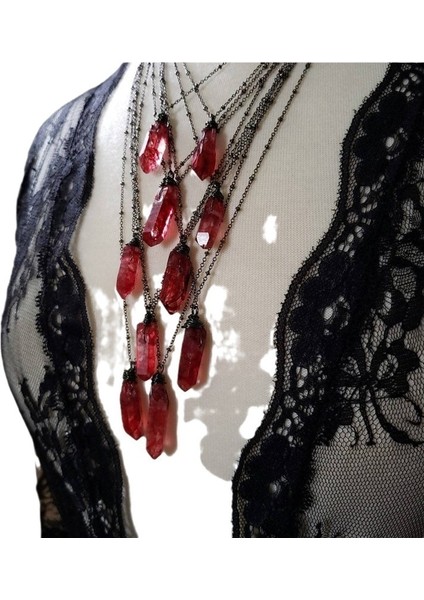 Vampir Kristal Kolye Moda Takı Aksesuarları (Yurt Dışından) modelleri