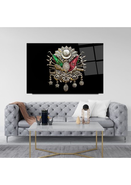 Osmanlı Tuğrası Cam Tablo | Hediyelik, Dekoratif, Ofis, Mutfak indirimleri