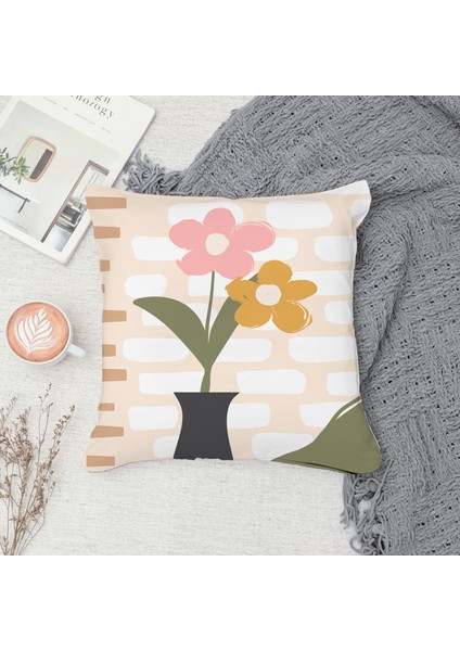 Çift Taraf Baskılı Gizli Di Özel Tasarım Süet Dokulu Kırlent Kılıfı Takımı 15