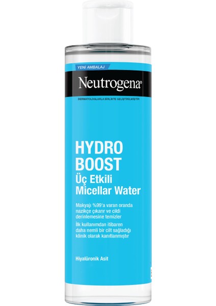 hydro boost üç etkili micellar water 400 ml