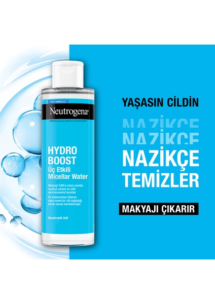 hydro boost üç etkili micellar water 400 ml