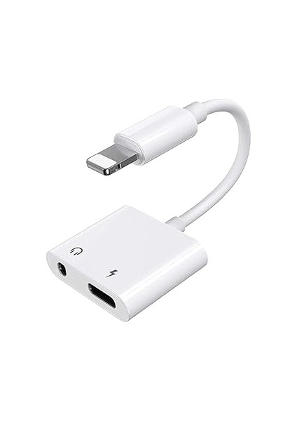 Şarj Bağlantılı Otg Dönüştürücü (Lightning 3.5mm Adaptör)