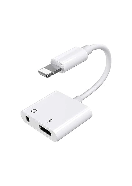 Lightning  3.5 mm Jack Ses Adaptörü  iPhone & Lightning Uyumlu