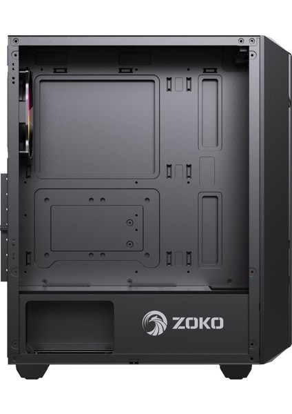 Hunter Siyah 4X12 cm Argb Fan Mesh Panel Temperli Cam Bilgisayar Kasası fırsatları