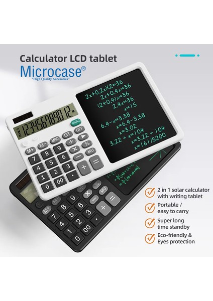LCD Yazma Tabletli Kalemli Fonksiyonel Hesap Makinası - AL5066