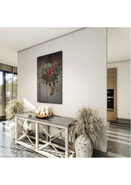 Modern Osmanlı Cam Tablo - Yatay Motif 01-014 indirimleri