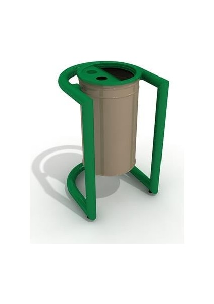 Dış Mekan Çöp Kovası SGC07B, Metal Sallanır 30L