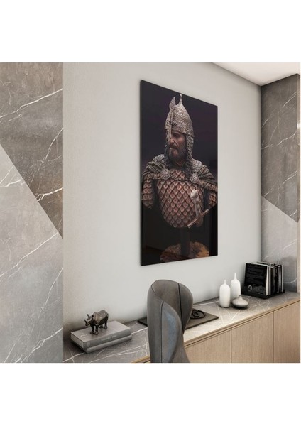 Modern Osmanlı Cam Tablo - Yatay Motif 01-024