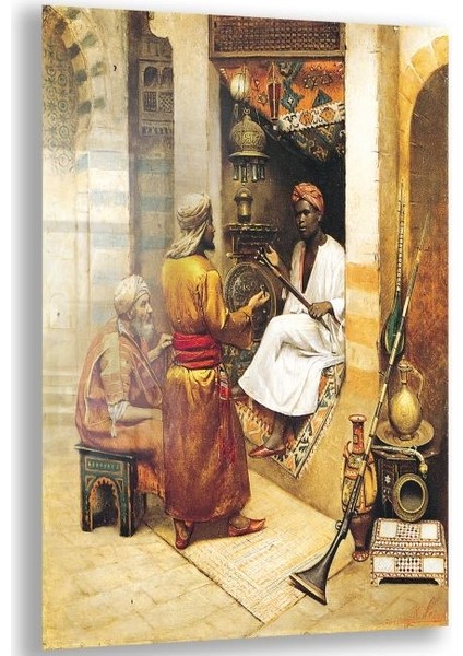 Klasik Osmanlı Cam Tablo - Yatay Motif 02-009