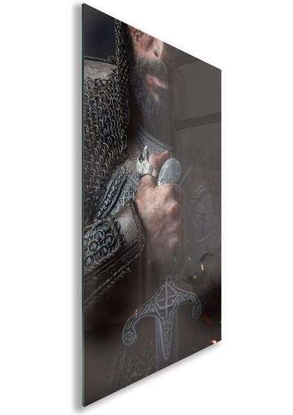 Modern Osmanlı Cam Tablo - Yatay Motif 01-011