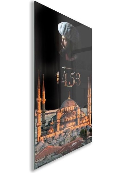 Modern Osmanlı Cam Tablo - Yatay Motif 01-028 fiyatları