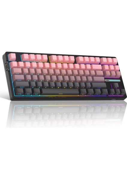 LIGHT87 Hot-Swappable Kablosuz Win/mac Uyumlu Custom Klavye Hall Effect
