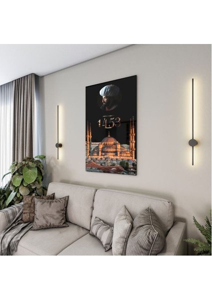 Modern Osmanlı Cam Tablo - Yatay Motif 01-028 fırsatları