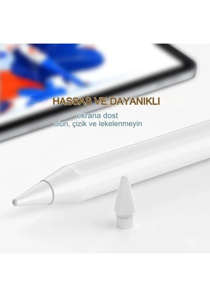 Apple Pencil 1.nesil/2.nesil/usb-C ve Pencil Pro Uyumlu Kalem Ucu Tablet Kalemi Yedek Uç (2 Tane) indirimleri