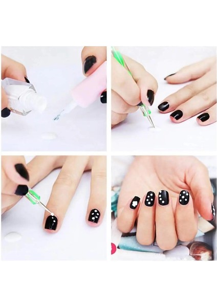 Tırnak Süsleme Nail Art Kalemi 5li -Dot Seti Noktalama Kalemi modelleri