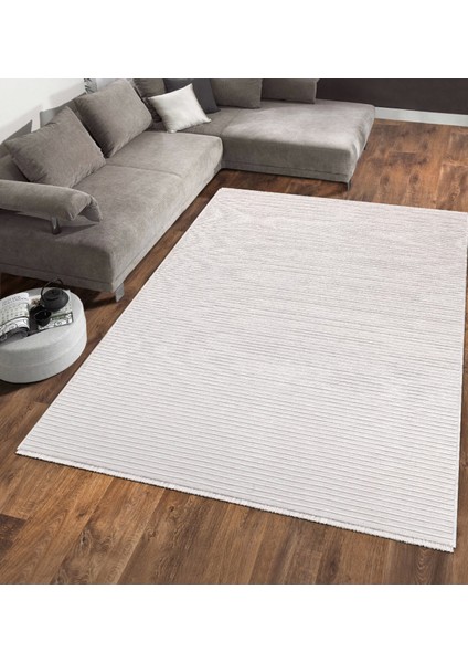 Ravi Yıkanabilir Kaydırmaz,pamuk Dokuma,premium Kalite Salon&mutfak&yemek Odası Kilimi 1701A-KREM fiyatları