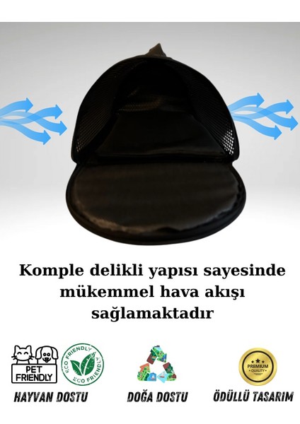 Kedi ve Köpek Taşıma Çantası 40x30x23 cm Kabin Boy