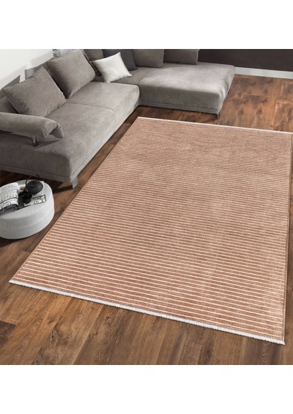 Ravi Yıkanabilir Kaydırmaz,pamuk Dokuma,premium Kalite Salon&mutfak&yemek Odası Kilimi 1705A-VİZON fiyatları