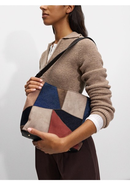 Patchwork Omuz Çantası