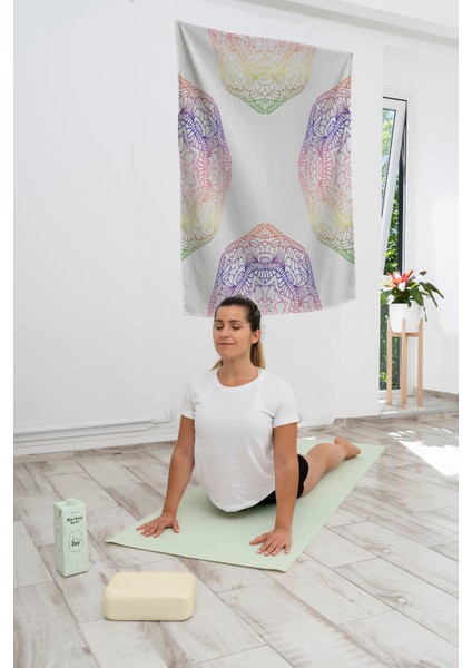 Bohem,yoga, Meditasyon,burçlar ve Mandala Temalı, Duvar Örtüsü 15