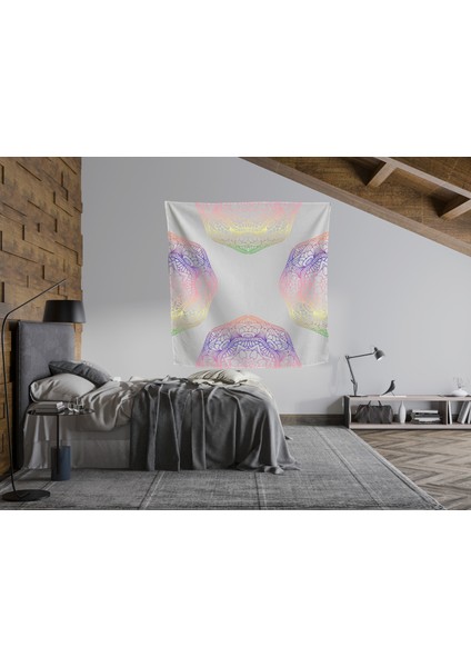 Bohem,yoga, Meditasyon,burçlar ve Mandala Temalı, Duvar Örtüsü 15