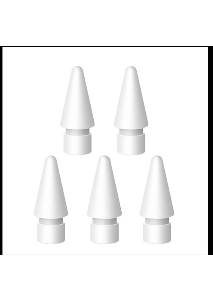 Apple Pencil 1.nesil/2.nesil/usb-C ve Pencil Pro Uyumlu Kalem Ucu Tablet Kalemi Yedek Uç (5 Tane)
