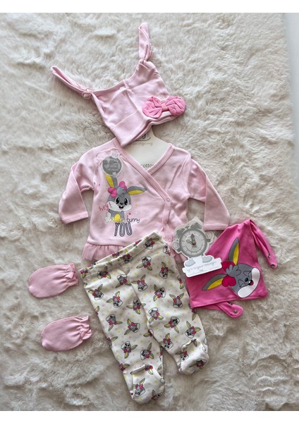 Ma 5-079 Bunny Kız 5'li Set -Pembe