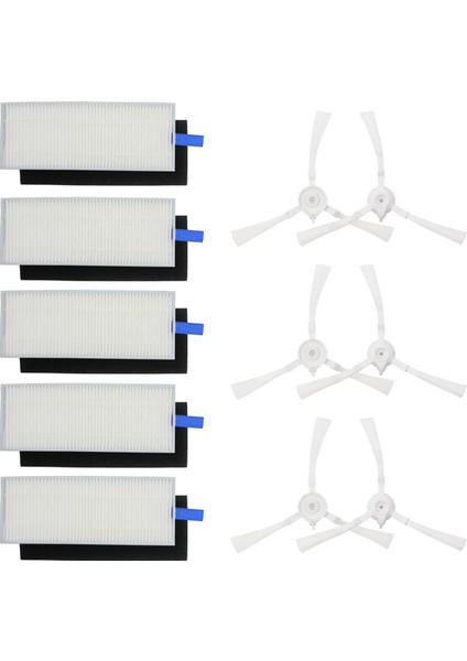 Qihoo 360 S6 Hepa Filtre Yan Fırça Seti Robotik Süpürge Için (Yurt Dışından)