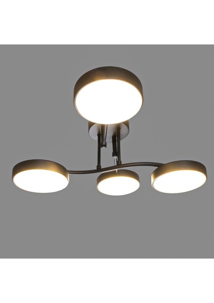 Fors Modern Dekoratif 4lü LED 3 Renk Işık Enerji Tasarruflu Oturma Odası Mutfak Giyinme Odası fırsatları