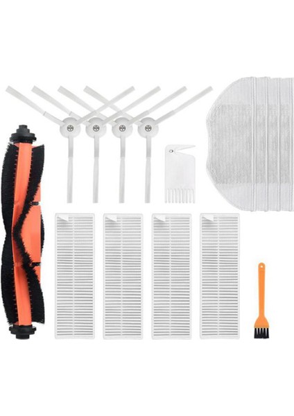 Xiaomi Mijia G1 Robot Süpürge Için 15 Adet Ana Yan Fırça Filtresi (Yurt Dışından)